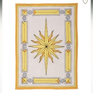 NWT•SAVED NY x Damien Nicolas Roux Cashmere Sunburst Throw
Full price online!!!